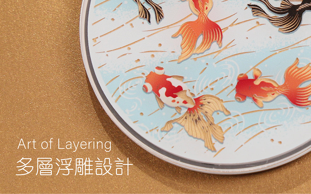 Golden Fish - Layering Art 15W Wireless Charger (WC-09)