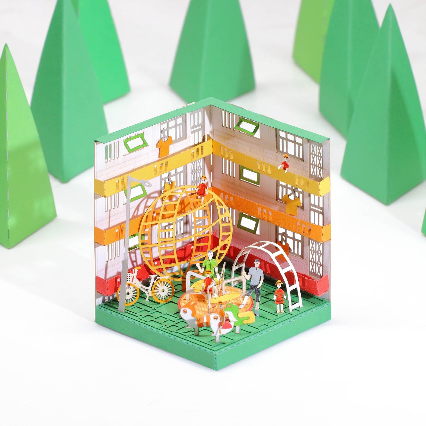 Playground - FingerART Paper Miniature Model (HK-5816)