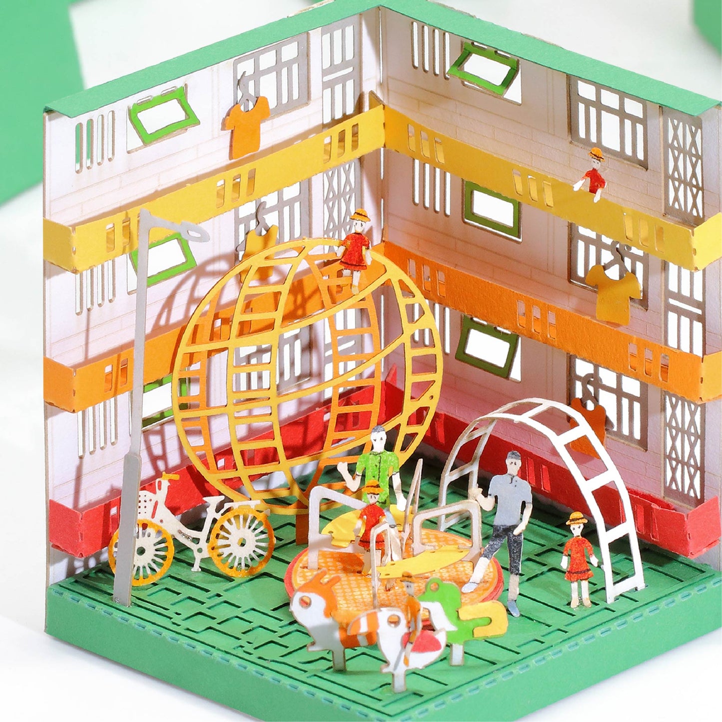 Playground - FingerART Paper Miniature Model (HK-5816)