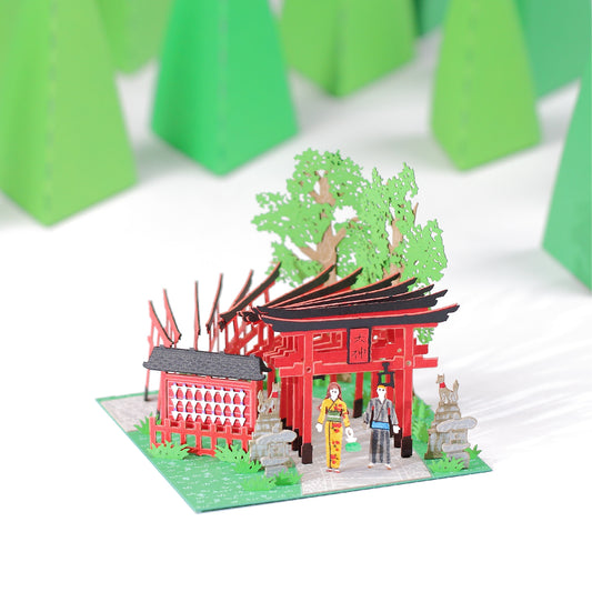 Senbon Torii - FingerART Paper Miniature Model (SJ-511)