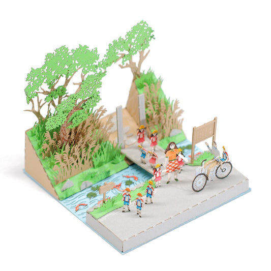 School Trip - FingerART Paper Miniature Model (LS-533)