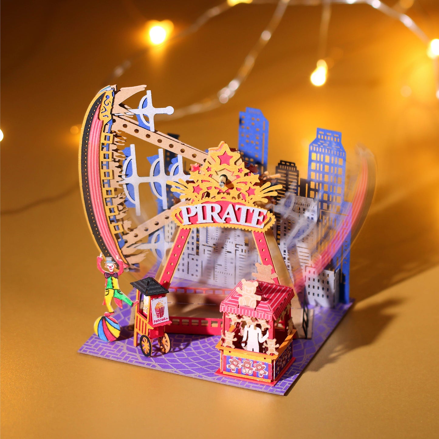 Pirate Ship Ride - FingerART Paper Miniature Model (FS-752)