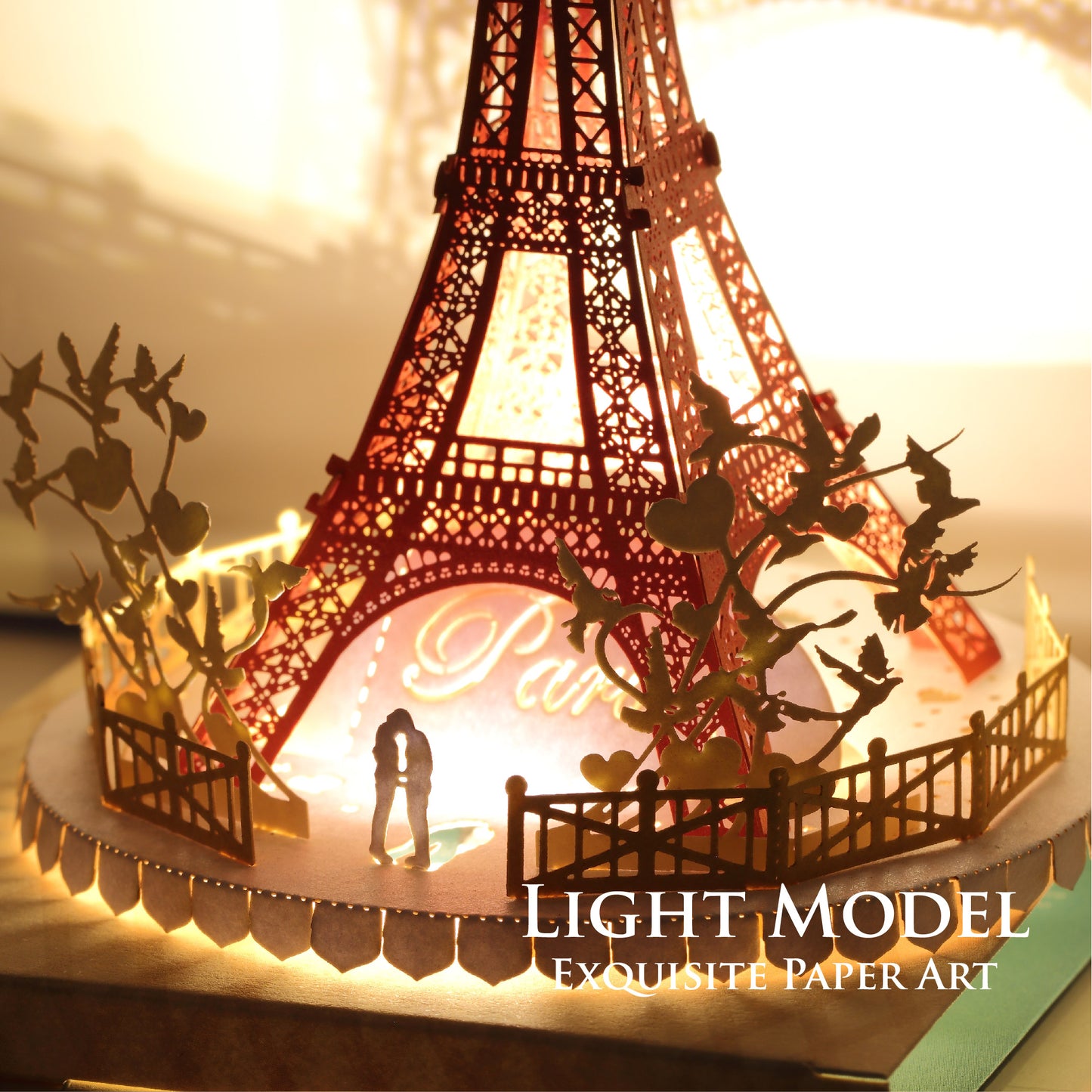 Paris Tower - Couple in Love Series  - POSTalk Light Model (LM-46)