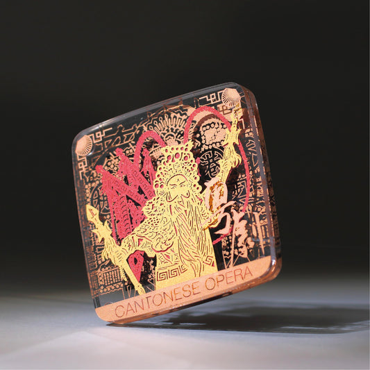 POSTalk Paper Art Magnet - Cantonese Opera (Jing)(PM-09)